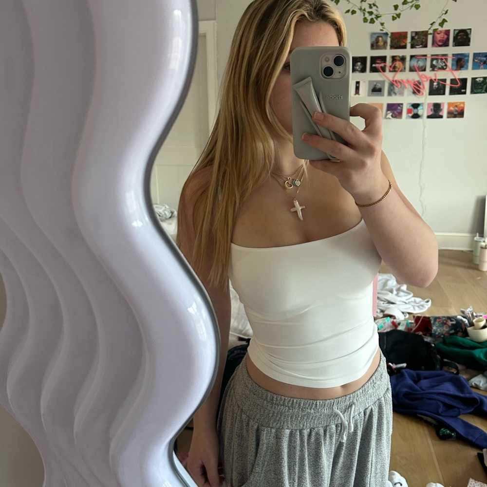 White cami top